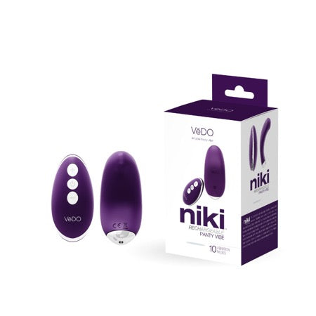 VeDO Niki Rechargeable Panty Vibe - Deep Purple