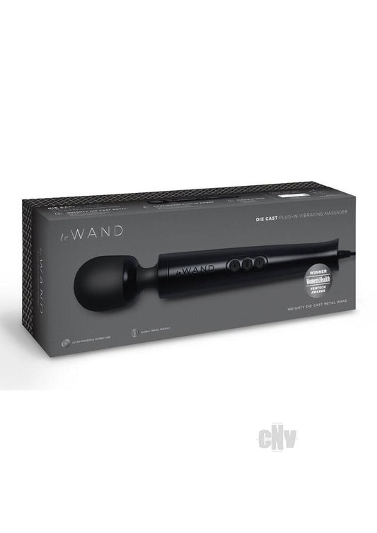 Le Wand Diecast Plug Massager Blk