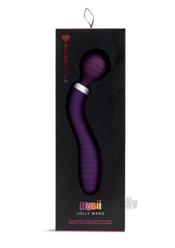 Nu Sensuelle Lolly Double-Ended Flexible Nubii Wand - Purple