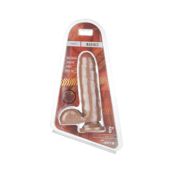 Major Dick Marines Caramel Dildo