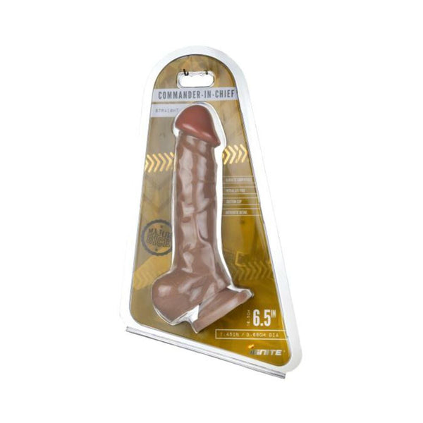 Major Dick Commander In Chief Tan Straight Dildo