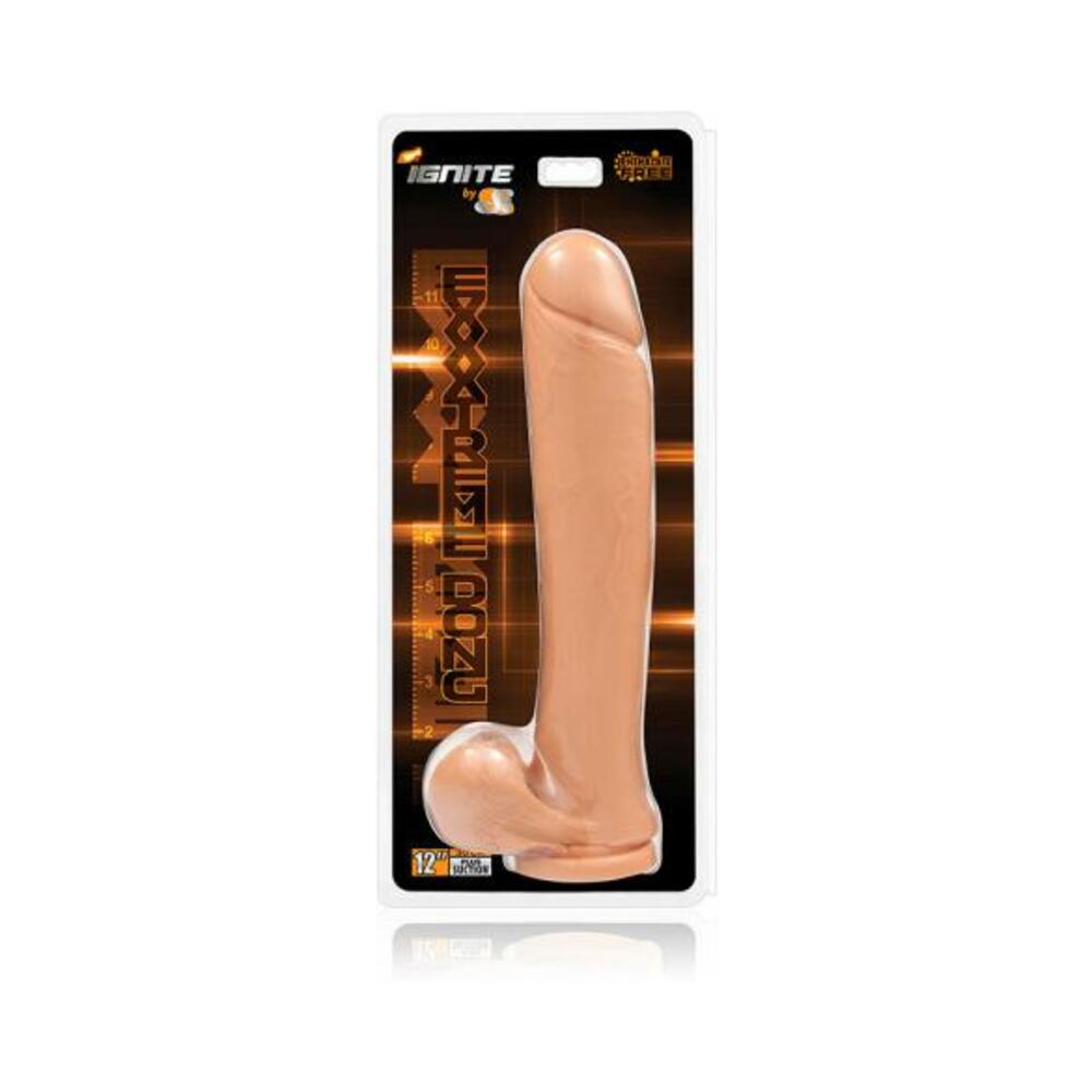 EXXXTREME DONG W/SUCTION 12IN FLESH