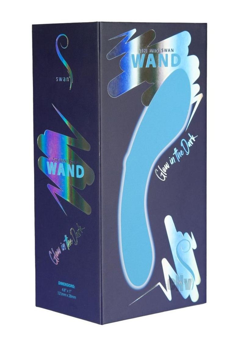 Mini Swan Wand Gitd Blue