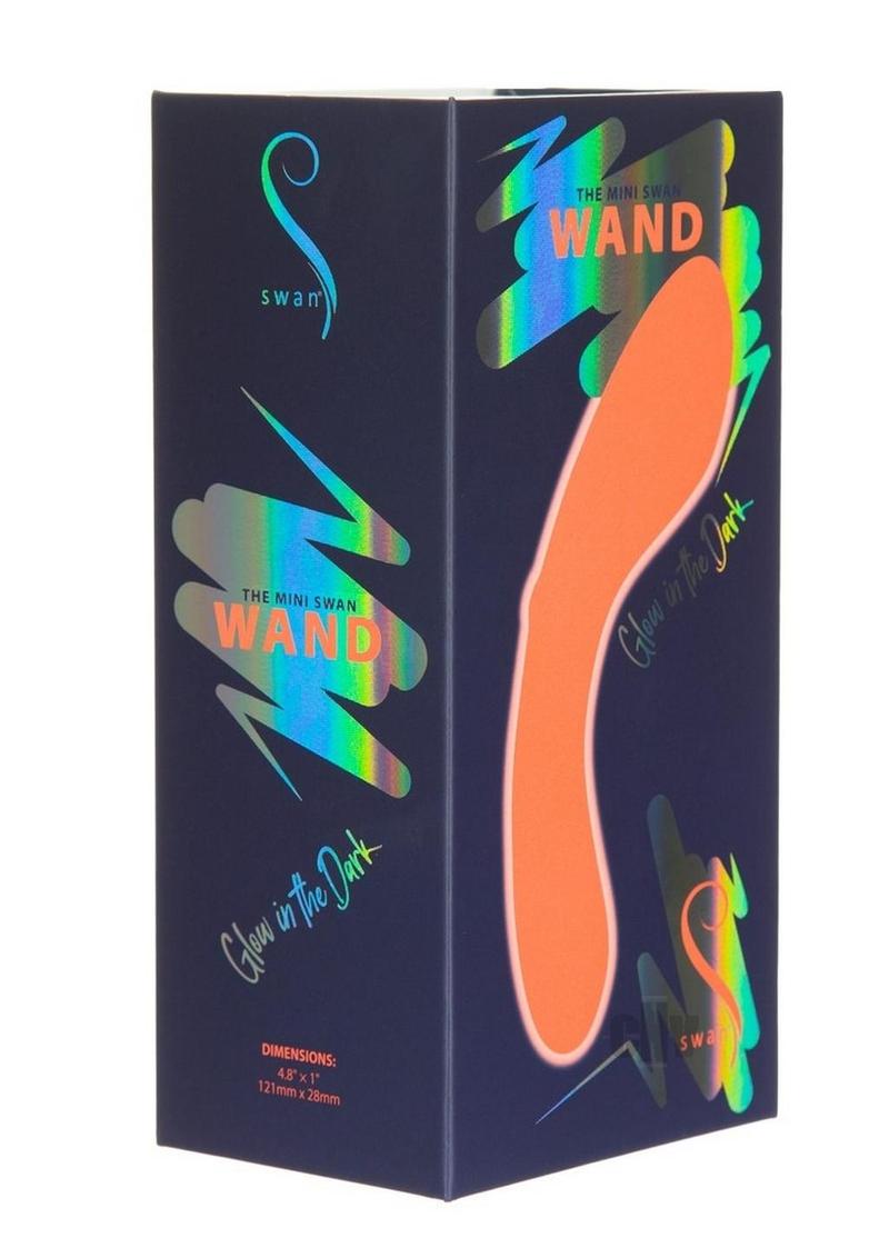 Mini Swan Wand Gitd Orange