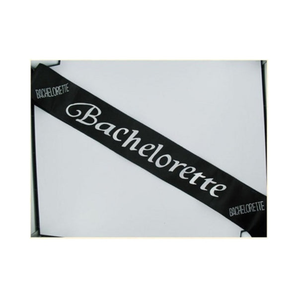 Bachelorette Non Flashing Sash - Black