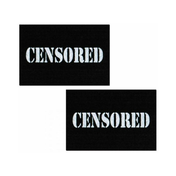 Censored Bar Black Pasties O/S