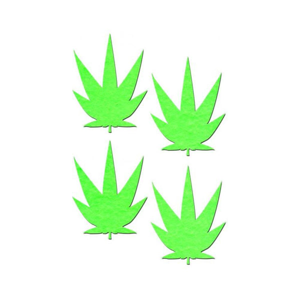 Pastease Petites Glow in the Dark Leaf O/S 2 Pack