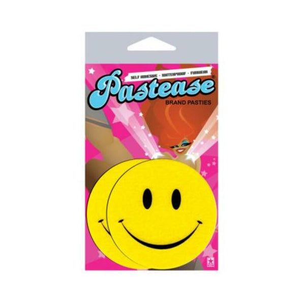 Smiley Face Yellow Pasties O/S
