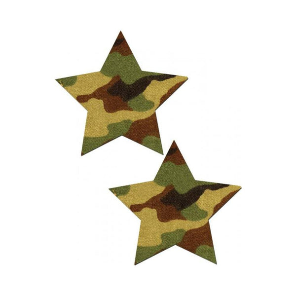 Pastease Camo Star Pasties O/S