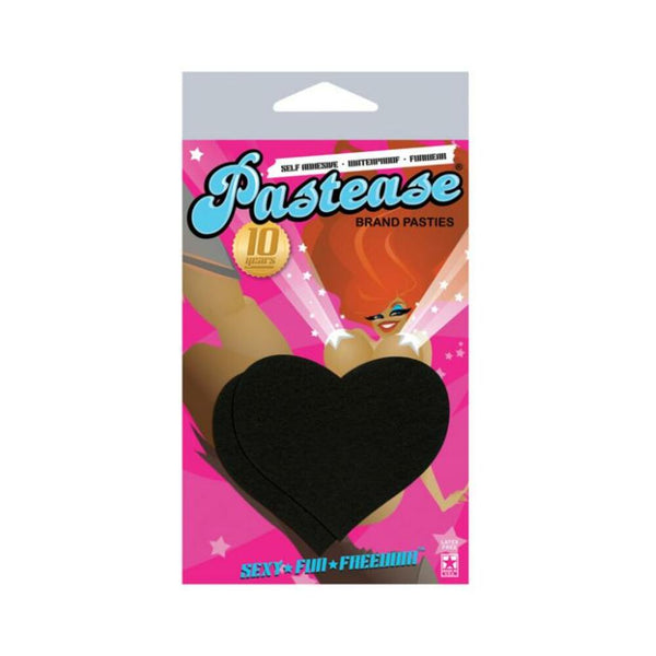 Heart Sweety Hearts Black Pasties O/S