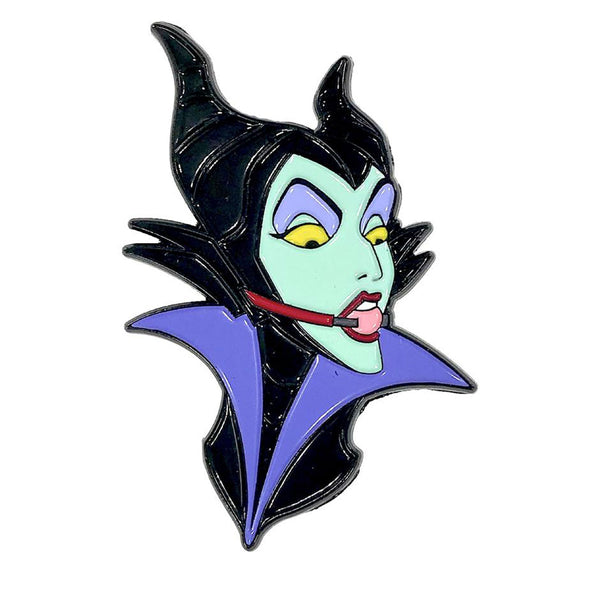 Geeky &amp; Kinky Maleficent Ballgag Pin