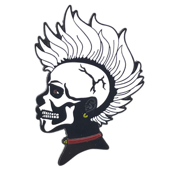 Geeky &amp; Kinky Skull Hawk Pin