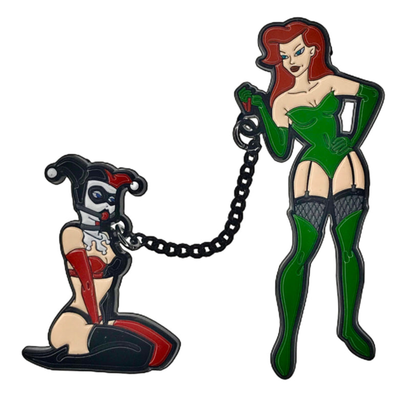Geeky &amp; Kinky Bad Love Harley &amp; Ivy Duo Pin