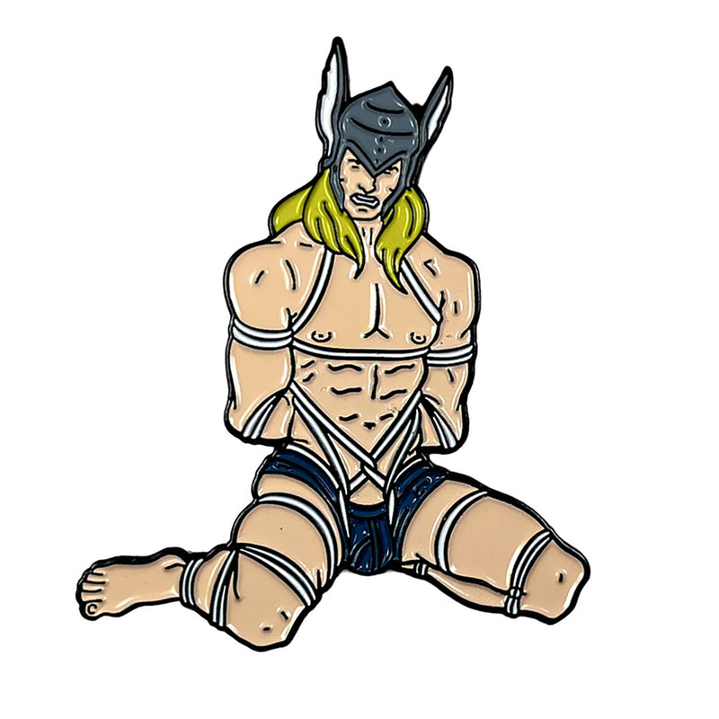 Geeky &amp; Kinky Thor Rope Bound Pin