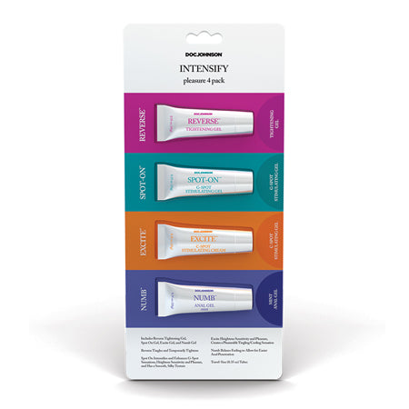 Intensify Pleasure - Asst. Pack of 4