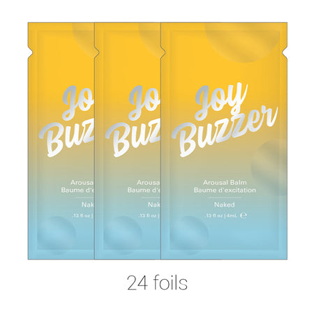 Joy Buzzer Naked Foil - 4 ml Pack of 24