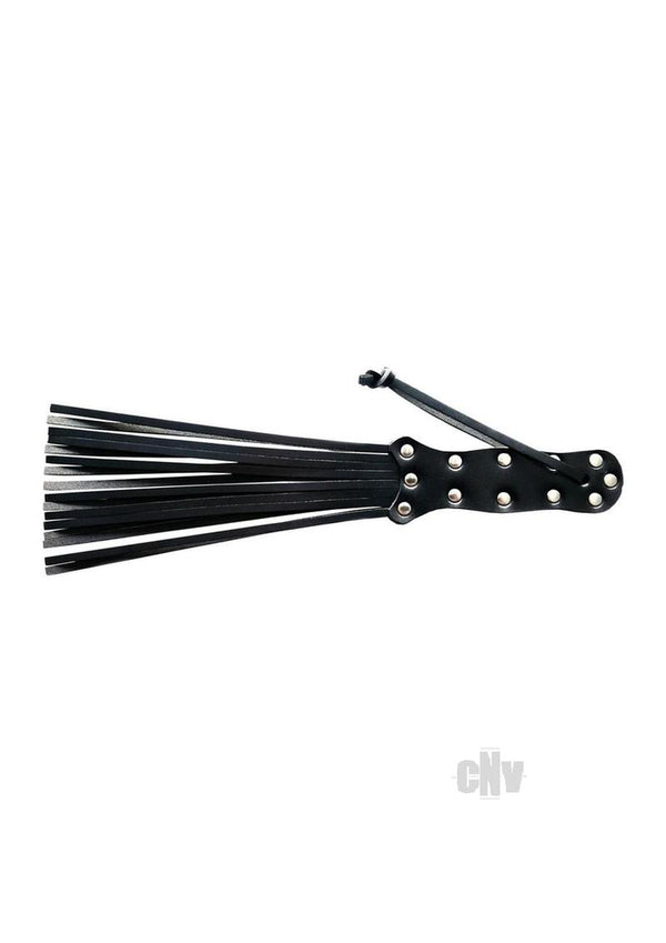 Leather Spiral Paddle Black