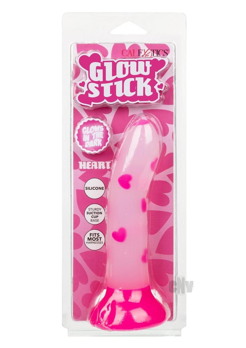 Glow Stick Heart Dildo Pink