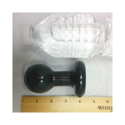 Round Butt Plug Small Black