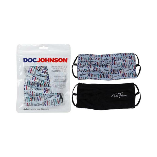 DJ Reversible&Adjustable Face Mask Blue