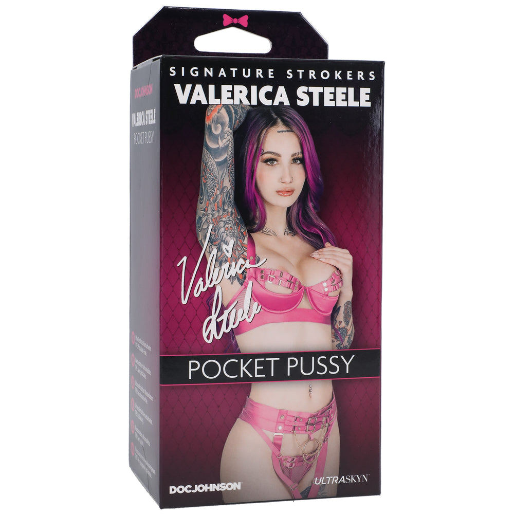 Signature Strokers Valerica Steele Ultraskyn Pocket Pussy Vanilla
