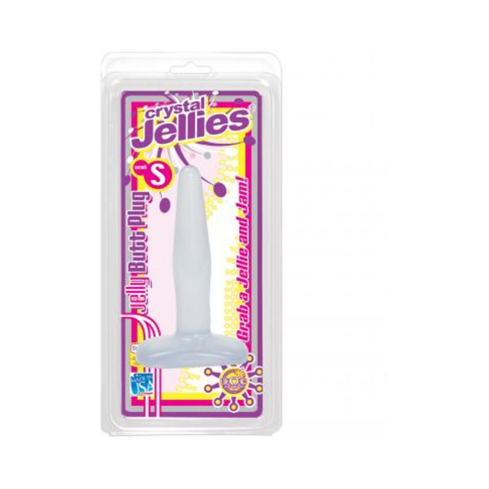Crystal Jellies Jelly Butt Plug Small - Clear