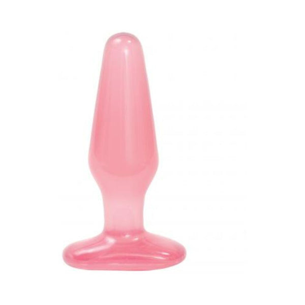 Crystal jellies medium pink butt plug