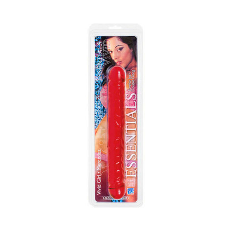 Vivid Essentials 12 inches Double Dong Red