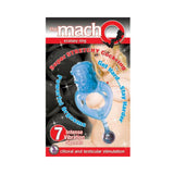 The Macho Ecstacy Ring 7 Speed Vibrating Cockring Blue