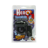 Hero Remote Control Wireless Cock Ring Black