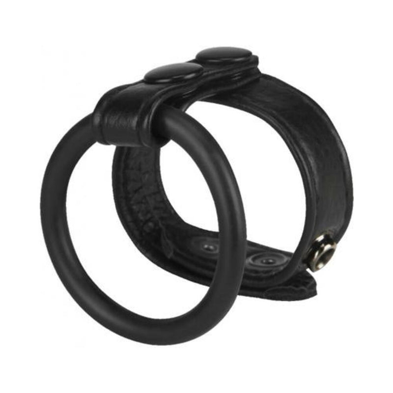 Macho Supreme Stamina Snap On Duo Ring Black