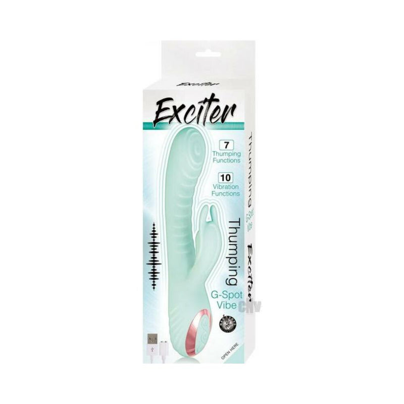 Exciter Thumping G Spot Vibe - Aqua