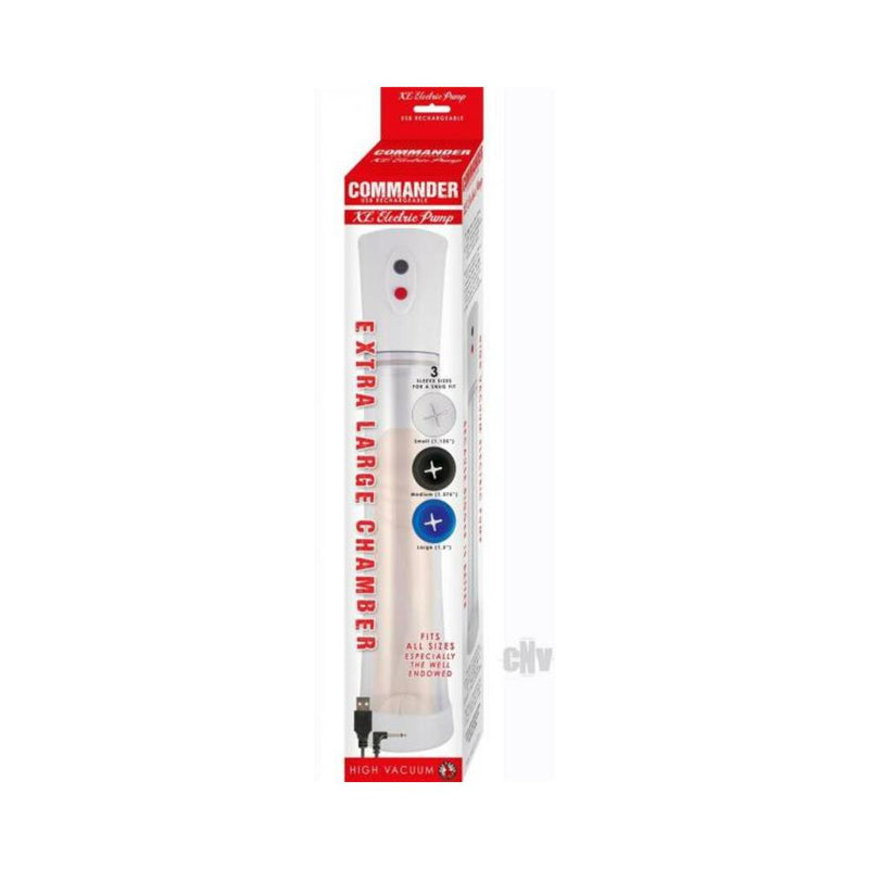 Commander XL Electric Pump - White
