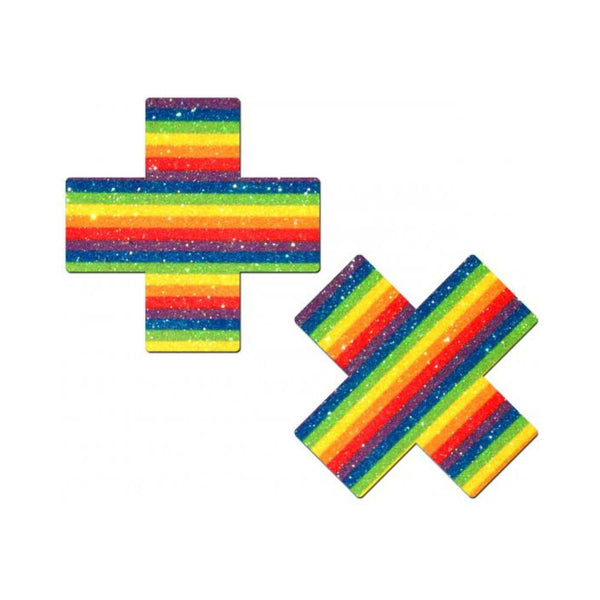 Pastease Glitter Rainbow Plus Pasties