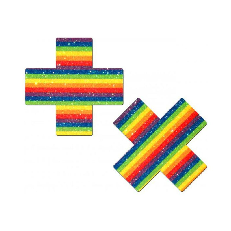 Pastease Glitter Rainbow Plus Pasties