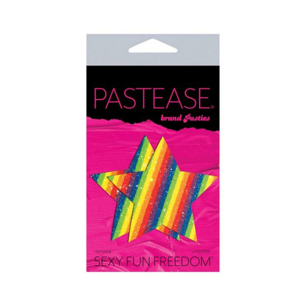 Pastease Rockstar Glittering Double Rainbow Star