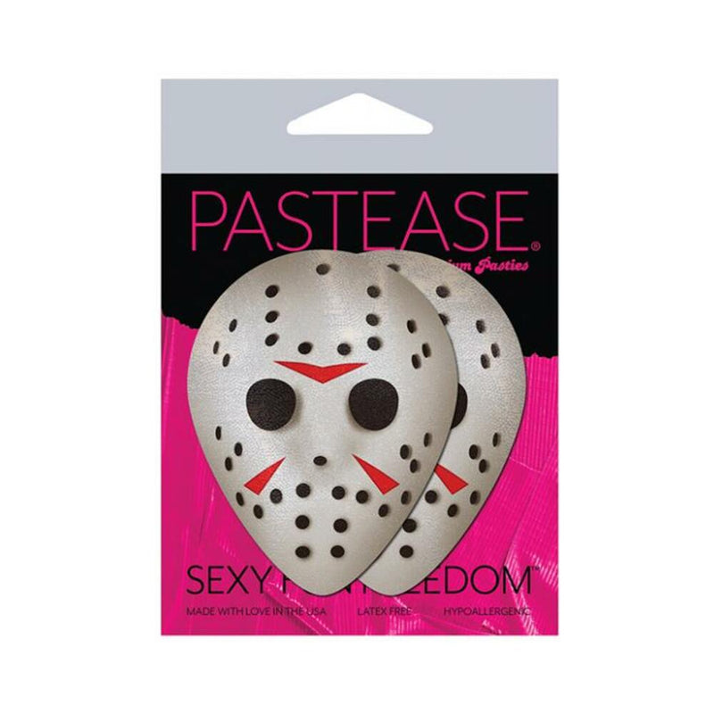 Pastease Scary Halloween Hockey Mask  White O/S