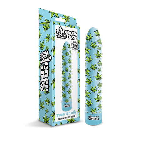 Stoner Vibes Pack A Fatty Multi Speed Vibrator - Blue Dream