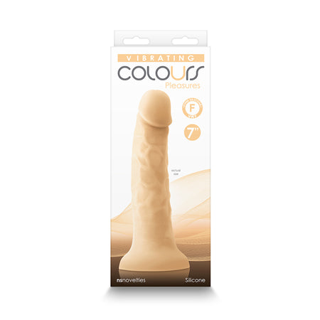 Colours Pleasures 7' Vibrating Dong - White