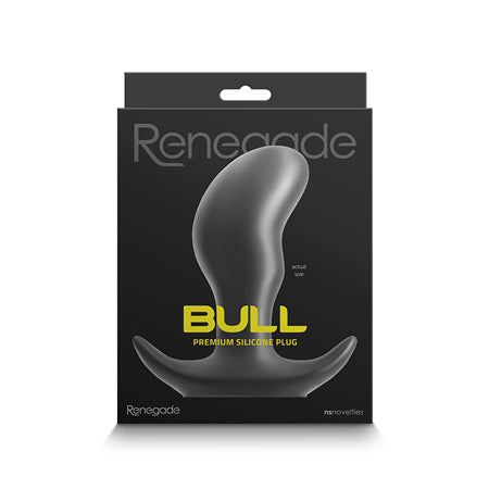Renegade Bull Large Butt Plug - Black