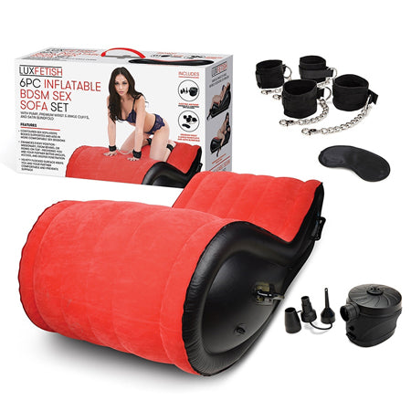 Lux Fetish 6 pc Inflatable BDSM Sex Sofa Set