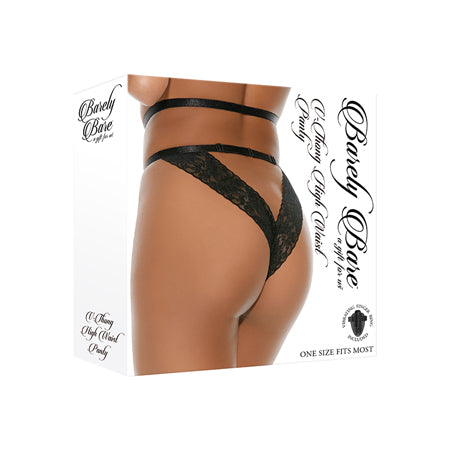 Barely Bare VThong High Waist Panty Bk O