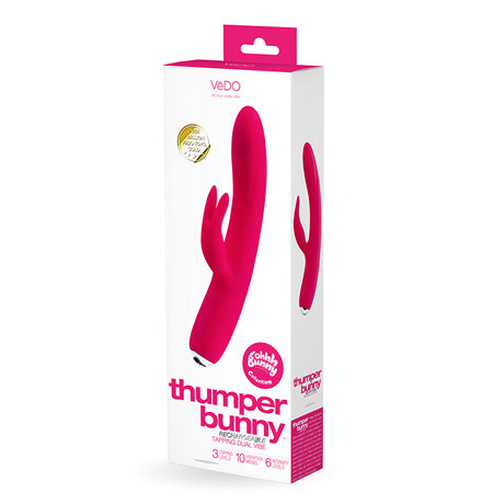 VeDO Thumper Bunny Rechargeable Dual Vibe - Pretty in Pink
