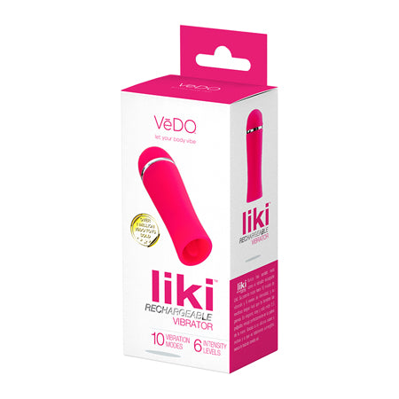 VeDO Liki Rechargeable Flicker Vibe - Foxy Pink