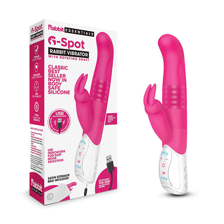 G-Spot Rabbit Vibrator Hot Pink