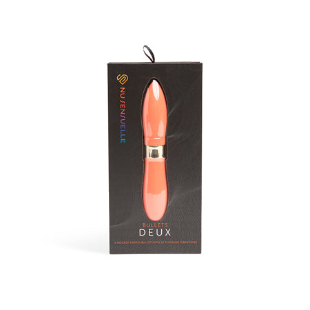 Nu Sensuelle Deux Two-Ended Bullet - Coral