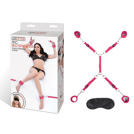 Lux Fetish Bed Spreader - Hot Pink