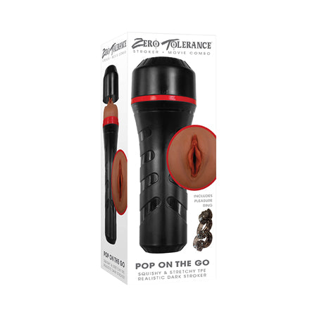 Zero Tolerance Pop On the Go Stroker - Dark