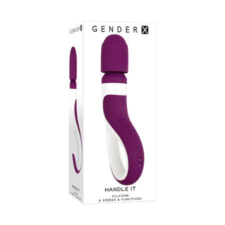 Gender X Handle It Wand - Purple/White