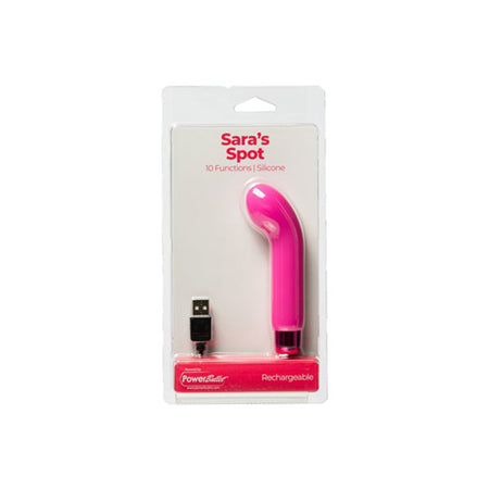Sara's Spot Rechargeable Bullet w/G Spot Sleeve - 10 Functions Pink